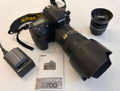 Nikon D700 med AF-s Nikkor...