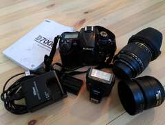 Nikon D7000 med två objekti...