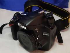 Nikon D3200 Kamerahus med b...