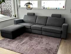 Grå soffa Mio Focus 4-sits...