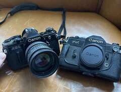 Canon AE-1 + Canon FX + obj...