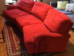 Röd soffa
