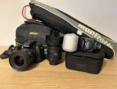 Nikon D7100 med tillbehör