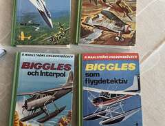 Biggles böcker, 4 stk