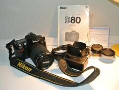 Nikon D80 kamerahus, objekt...