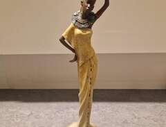 Afrikansk kvinna skulptur