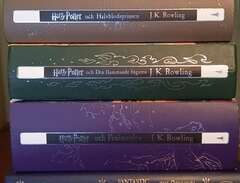 8 Inbundna Harry Potter Böcker