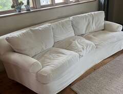 Vit 3-sits soffa (inte Ikea)