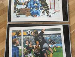 AIK tavlor fotboll hockey