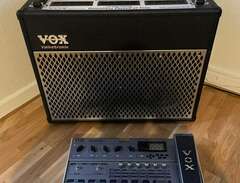 Vox amp med floorboard