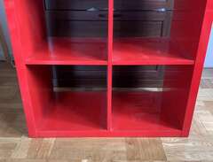 IKEA Kallax, glossy red, 77x77