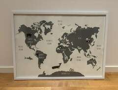 Tavla världskarta