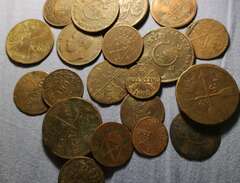 Gamla svenska mynt 1700 och...