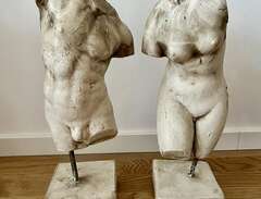 Staty Torso, man och kvinna...