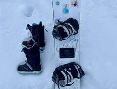 Snowboard och boots
