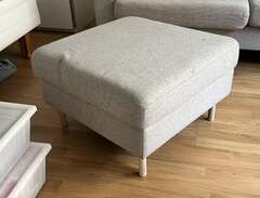 3-sits soffa i Ull + Ottoman