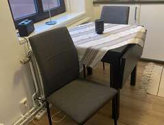 Klaffbord IKEA & två stolar...
