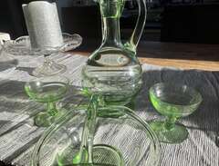 Glimma glasbruk , Antika glas