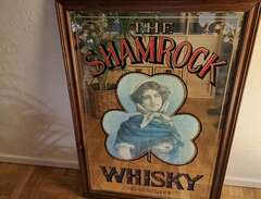 Shamrock Whisky spegeltavla