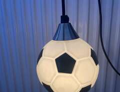 Fotbollslampa i glas