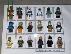 star wars Lego, minifigurer...