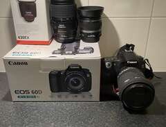 Canon EOS 60D med tillbehör