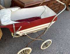 leksaks barnvagn retro