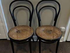 Två stolar Thonet-stil no 1...