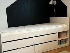 Säng Släkt Ikea 90x200 + Sk...