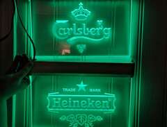 Heineken & Carlsberg neon s...