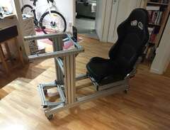 Sim racing rigg med stol