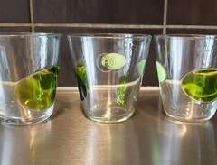 3 dricksglas grön Fabulös (...