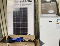 200W solpanelspaket med kyl...