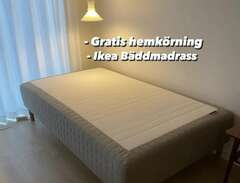 Säng Ikea Skårer 120 med gr...