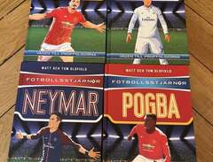 Fotbollsböcker Zlatan Ronaldo