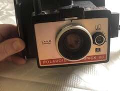 Gammal Polaroid kamera Hämtas