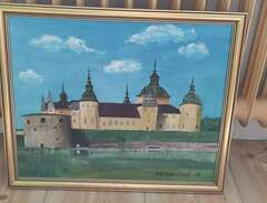 Kalmar slott avmålat i olja