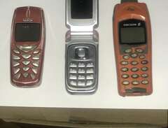 Mobiltelefoner 3 stycken