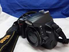Nikon D3000 kamerahus i jät...
