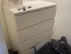 Ikea malm byrå 4 st lådor vit