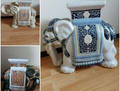 piedestal  keramik elefant
