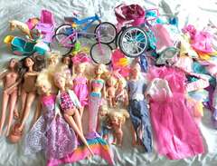 Barbie dockor och tillbehör