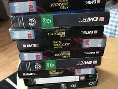 S-VHS master kassetter. nya.