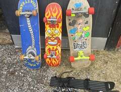 Skateboards och miniskidor!