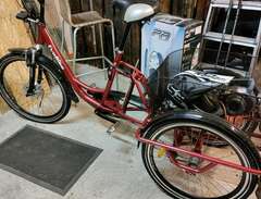 Trehjulig El-cykel