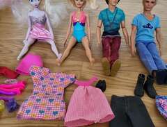 Barbie, Ken, Allan och Elsa