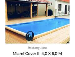 Miami poolskydd 4x6 m