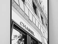 Chanel poster med svart ram