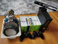 Xbox 360 inkl. spel, Kinect...