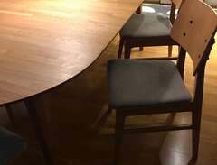 Bord och 6st stolar